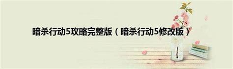 暗杀行动5图1