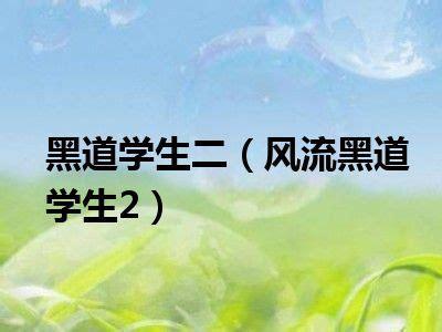 风流黑道