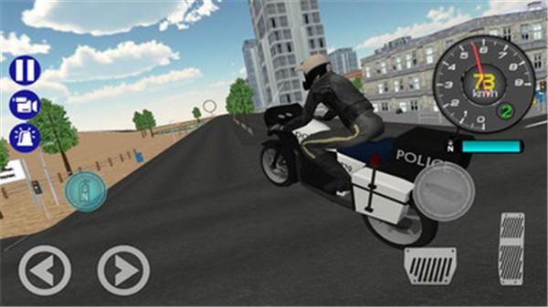 警察摩托车骑手图2