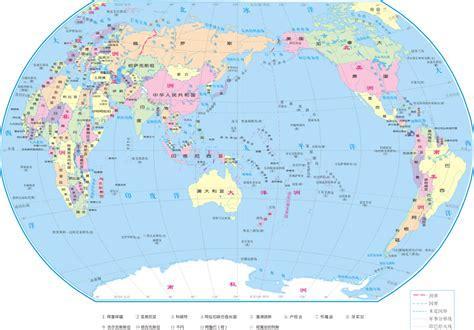 世界地图中文版高清
