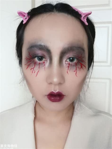 万圣节惊悚妆女孩图2