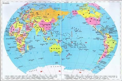 世界地图中文版高清图0
