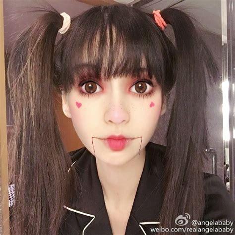万圣节惊悚妆女孩图1