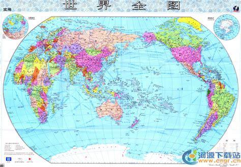 世界地图中文版高清图2