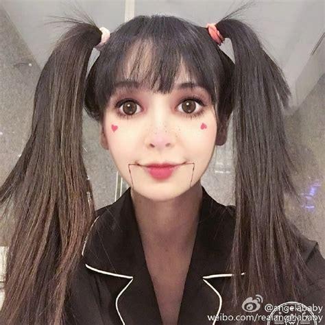 万圣节惊悚妆女孩图0
