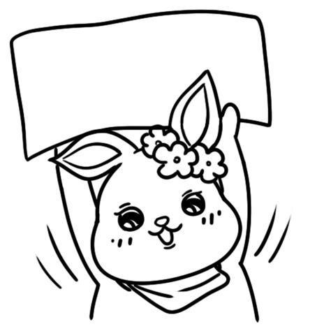 小白兔填颜色