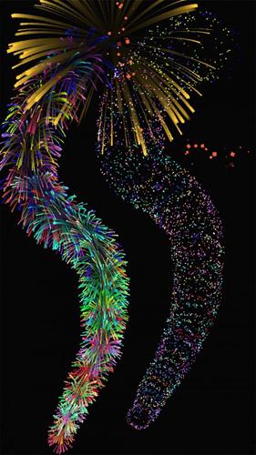 炫彩烟花模拟图0